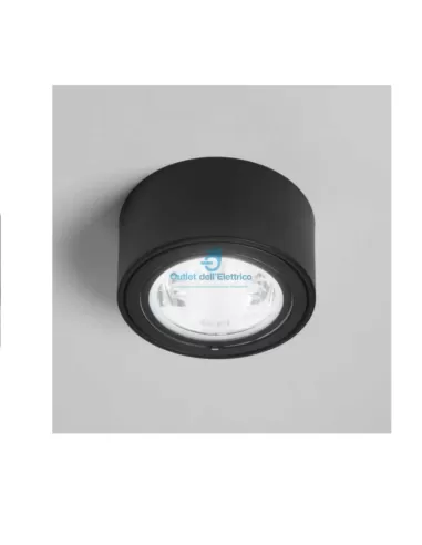 Plafonnier cylindrique Biffi light 5460_22, 2 x 26 W, gris